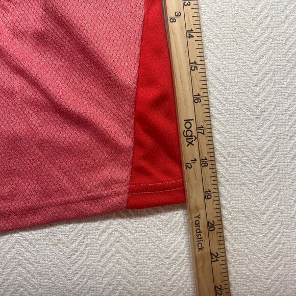 Nike Basketball Shorts Mens XXL Red Elastic Waist Lined Spellout Athletic Swoosh - Picture 6 of 8